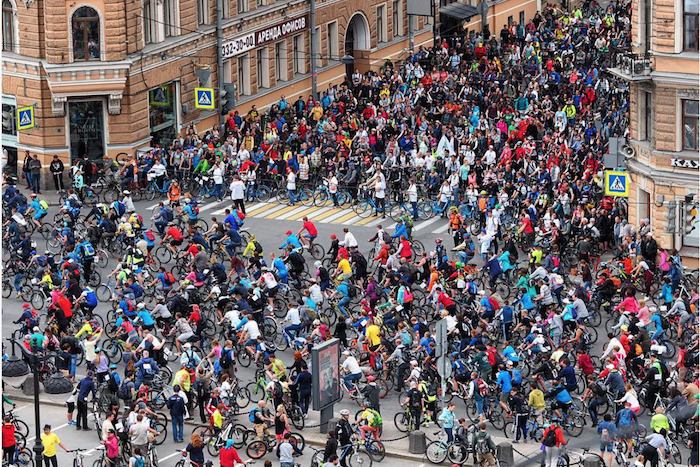 В День города в Петербурге пройдет Большой велопарад. Участники проедут от БКЗ до парка 300-летия