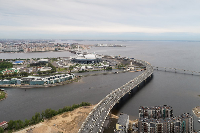 Как Петербург изменился перед чемпионатом мира: новые станции метро, мосты и стадион. Восемь видов