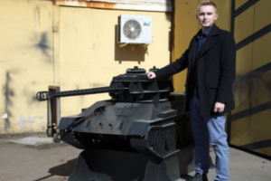 В Петербурге продают мангалы в виде танков Т-34. Председатель совета военных инвалидов назвал это кощунством