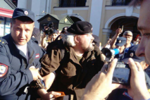 На акции против полицейского произвола в Петербурге задержали трех человек