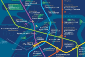 Дизайнеры создали альтернативную карту петербургского метро — с реками, парками и ночными автобусами. Посмотрите, как она выглядит