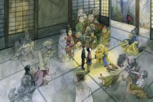 Петербурженки создали комикс про Эрмитаж. Герои путешествуют по залам японского искусства