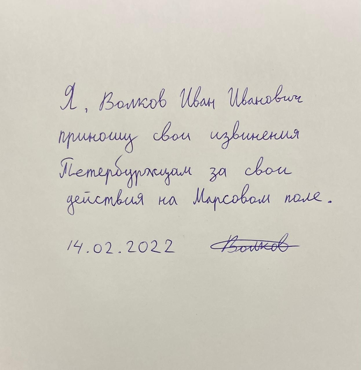 Автор «какашки» Марсовом поле публично извинился перед петербуржцами.  «Бумага»